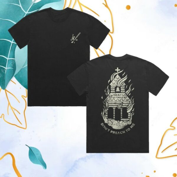 kenny Bring Me The Horizon Merch Store Thats The Spirit 10Th Anniversary Faded Black Dont Preach Shirtss