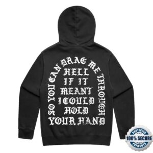 kenny Bring Me The Horizon Merch Store Thats The Spirit 10Th Anniversary Washed Black Hoodie