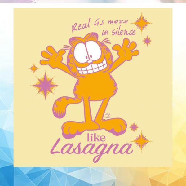 kenny Bug Girl Merch Store Garfield Real As Move In Silence Like Lasagna Baby Tees