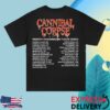 kenny Cannibal Corpse Merch Store Graveside 2025 Tour Shirt Blacks