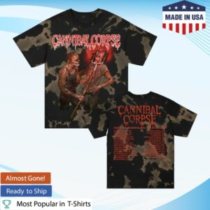kenny Cannibal Corpse Merch Store Pitchfork Impalement 2025 Tour Shirt Dye