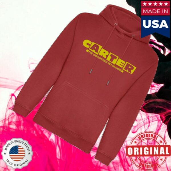 kenny Carter The Unstoppable Sex Machine Merch Carter Logo Pullover Hoodie0