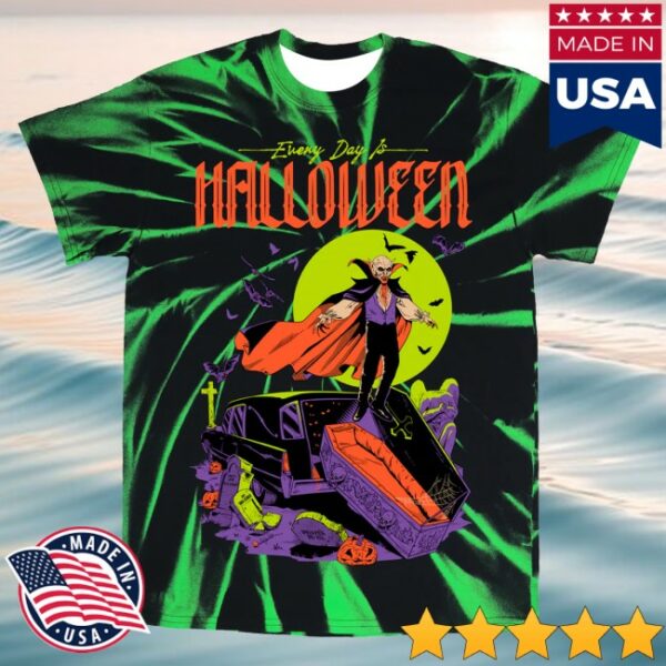 kenny Cavity Colors Merch Every Day Is Halloween 2025 Tie Dye Shirt