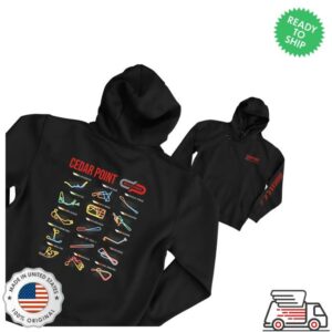 kenny Cedar Point Track Layout Hoodiew kenny Cedar Point Track Layout Hoodiew