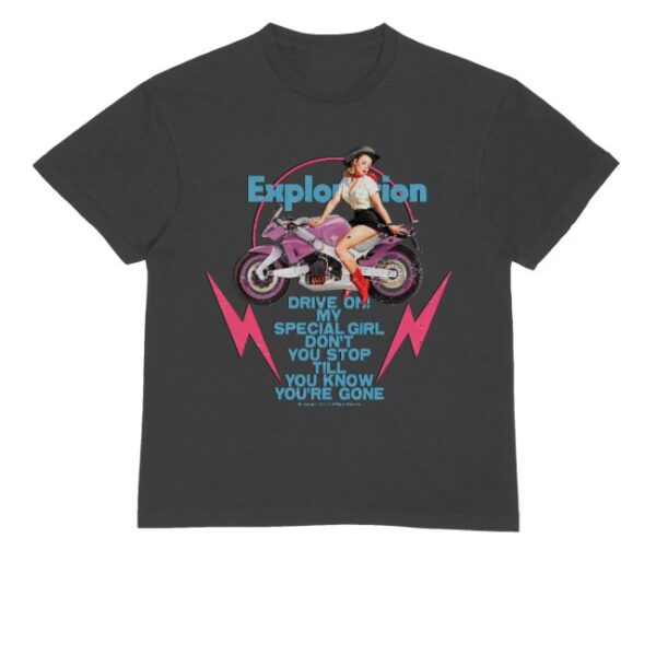 kenny Ceecla Merch Store Motorcycle Girl Shirt Blacks