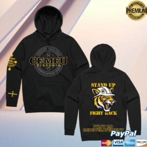 kenny Cfmeu Merch Store Punt Rd Redevelopment Jobsite Hoodiess