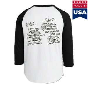 kenny Circle Jerks Merch Store Golden Shower Of Hits Raglan White Blacks kenny Circle Jerks Merch Store Golden Shower Of Hits Raglan White Blacks