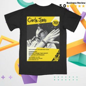 kenny Circle Jerks Merch Store Shepard Fairey Keith Birthday Shirt Blacks