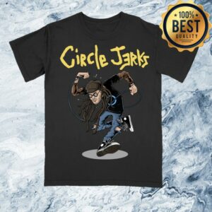 kenny Circle Jerks Merch Store Skankman 2025 Tour Shirt Black