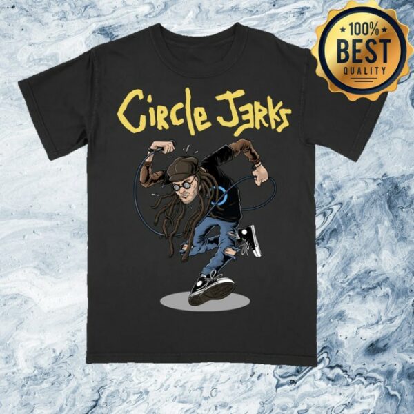 kenny Circle Jerks Merch Store Skankman 2025 Tour Shirt Black