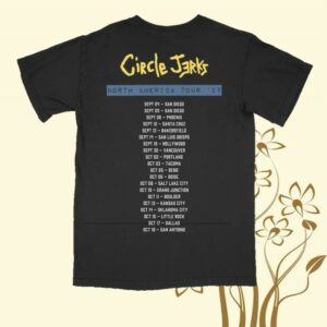kenny Circle Jerks Merch Store Skankman 2025 Tour Shirt Blacks