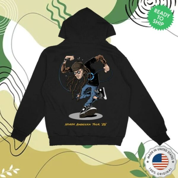 kenny Circle Jerks Merch Store Skankman 2025 Tour Zip Up Hoodies
