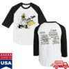 kenny Circle Jerks Store Merch Golden Shower Of Hits Raglan White Black
