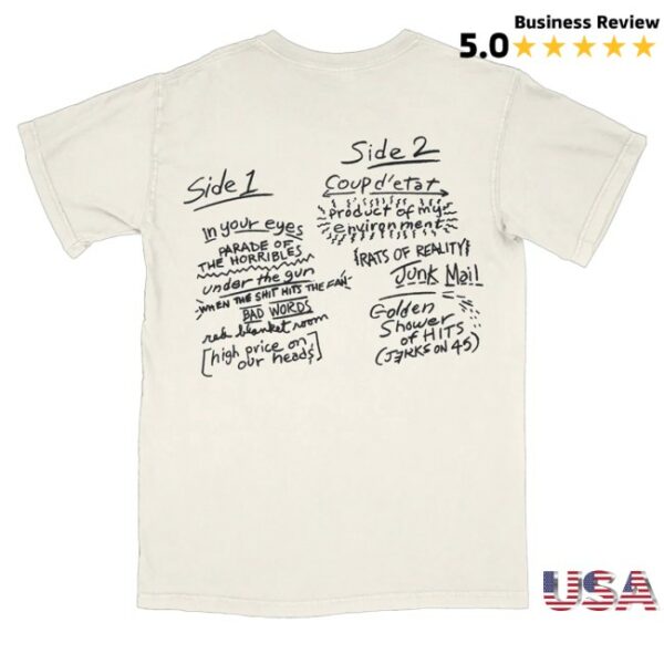 kenny Circle Jerks Store Merch Golden Shower Of Hits Shirt Ivory