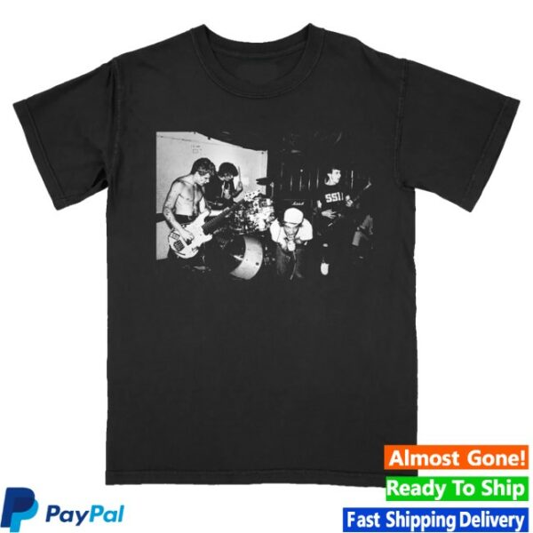 kenny Circle Jerks Store Merch Naomi Petersen Group Photo Shirt Black