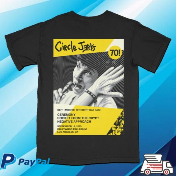 kenny Circle Jerks Store Merch Shepard Fairey Keith Birthday Shirt Black0