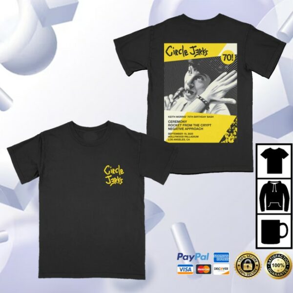 kenny Circle Jerks Store Merch Shepard Fairey Keith Birthday Shirt Black1