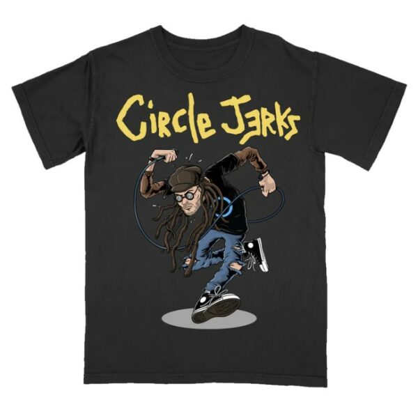 kenny Circle Jerks Store Merch Skankman 2025 Tour Shirt Black