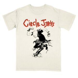 kenny Circle Jerks Store Merch Skankman Outline Shirt Ivory