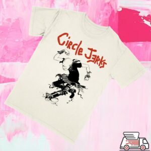 kenny Circle Jerks Store Merch Skankman Outline Shirt Ivory0