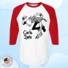 kenny Circle Jerks Store Merch Skankman Raglan White Red