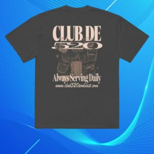 kenny Club 520 Merch Store Serving Daily Shirt Black