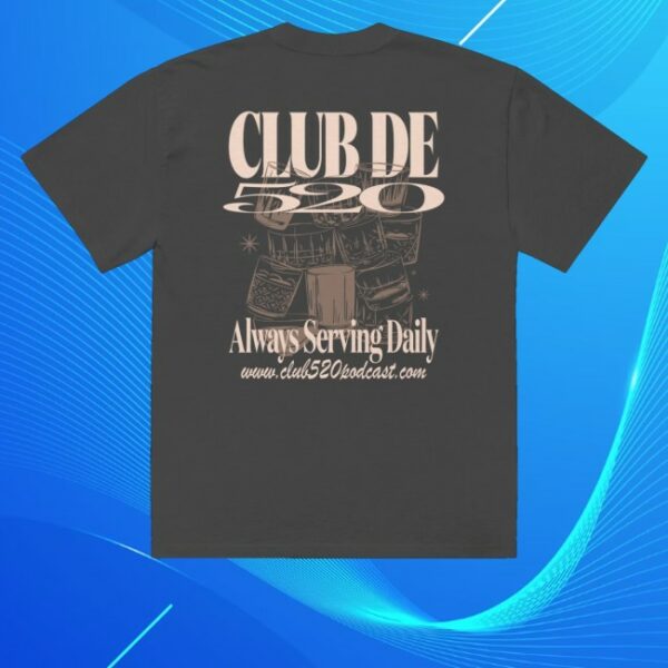 kenny Club 520 Merch Store Serving Daily Shirt Black