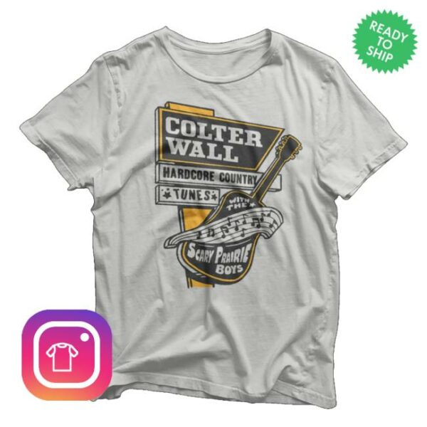 kenny Colter Wall Merch Shop Store Colter Wall Guitar Sign Shirt