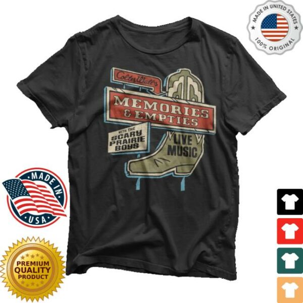 kenny Colter Wall Merch Shop Store Colter Wall Memories And Empties Boot Sign Shirt