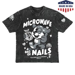 kenny Cool Shirtz Merch Microwave Acid Wash Shirt