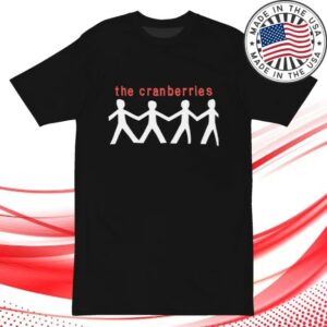 kenny Cranberries Merch The Cranberries Stickman Black Shirt kenny Cranberries Merch The Cranberries Stickman Black Shirt