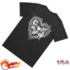 kenny Cyndi Lauper Store Merch Faded Black Punk Heart Shirt0