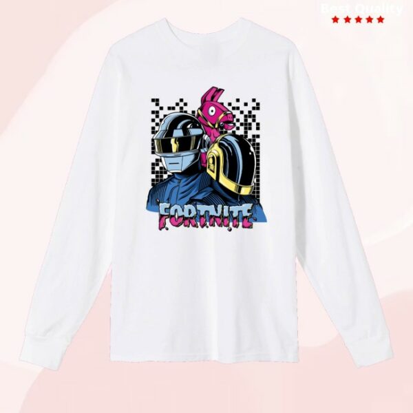 kenny Daft Punk Merch Store Fortnite X Daft Punk Long Sleeve Tee