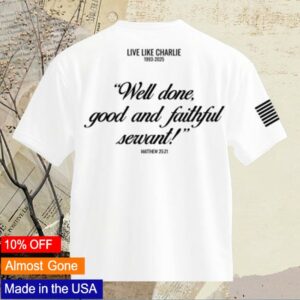 kenny Daniel Defense Merch Live Like Charlie Shirt1