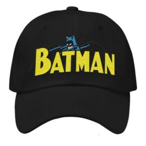 kenny Dc Merch Shop Store Batman Silver Age Logo Embroidered Dad Hat
