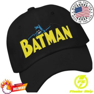 kenny Dc Merch Shop Store Batman Silver Age Logo Embroidered Dad Hats