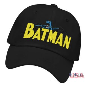 kenny Dc Merch Shop Store Batman Silver Age Logo Embroidered Dad Hatsw