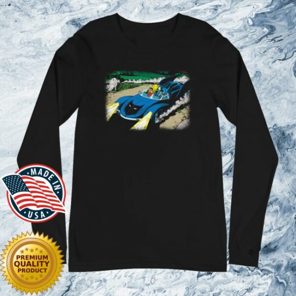 kenny Dc Merch Store Batman Silver Age Batmobile Long Sleeve Shirts