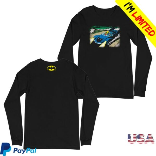 kenny Dc Shop Merch Batman Silver Age Batmobile Long Sleeve Shirt0