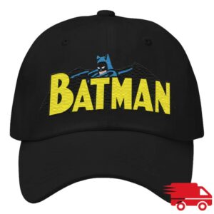 kenny Dc Shop Merch Batman Silver Age Logo Embroidered Dad Hat