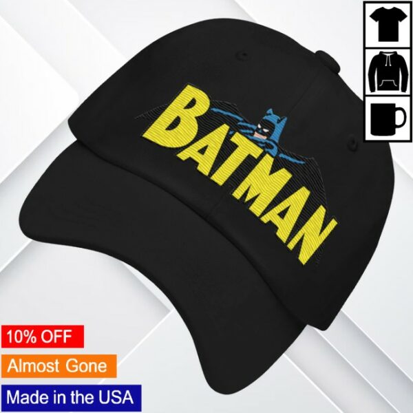 kenny Dc Shop Merch Batman Silver Age Logo Embroidered Dad Hat0
