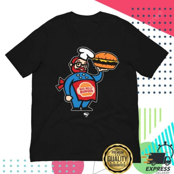 kenny Dc Shop Merch Superman 2025 Movie Big Belly Burger Shirt