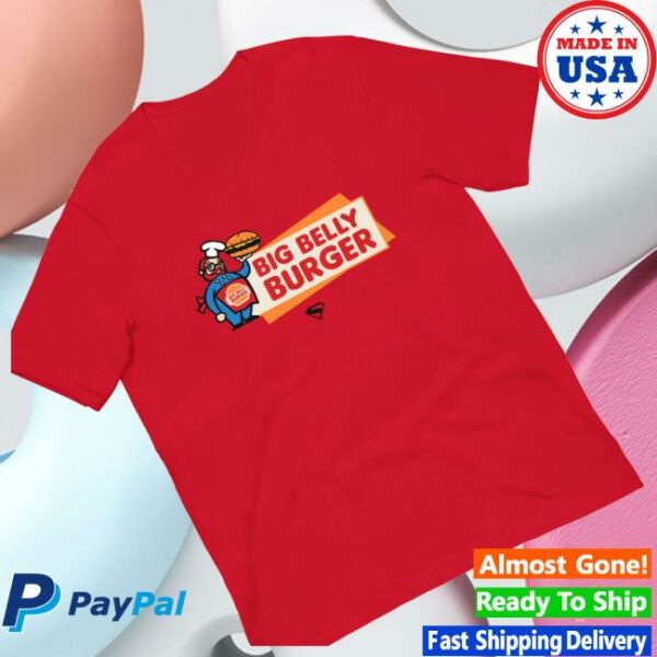 kenny Dc Shop Superman 2025 Movie Big Belly Burger Logo Shirts