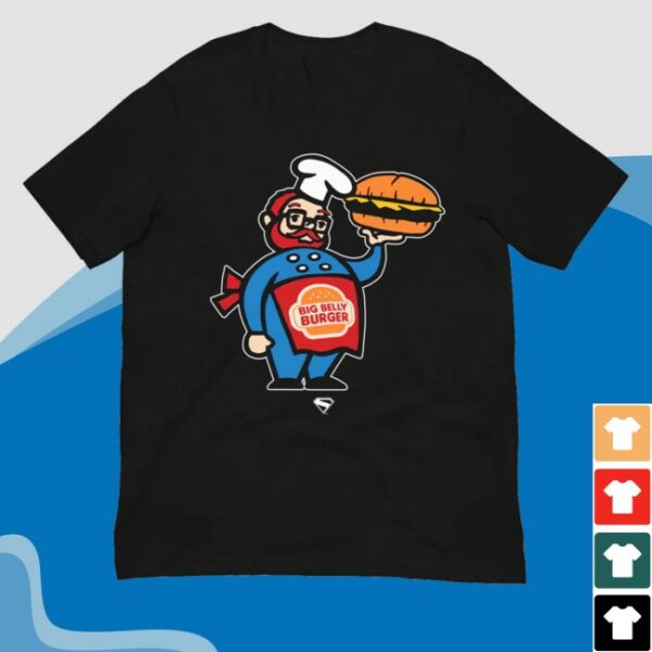 kenny Dc Store Merch Superman 2025 Movie Big Belly Burger Shirt