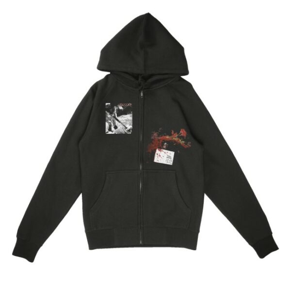 kenny Deadair Merch Store Quannnic Get Well Soon Black Zip Hoodie
