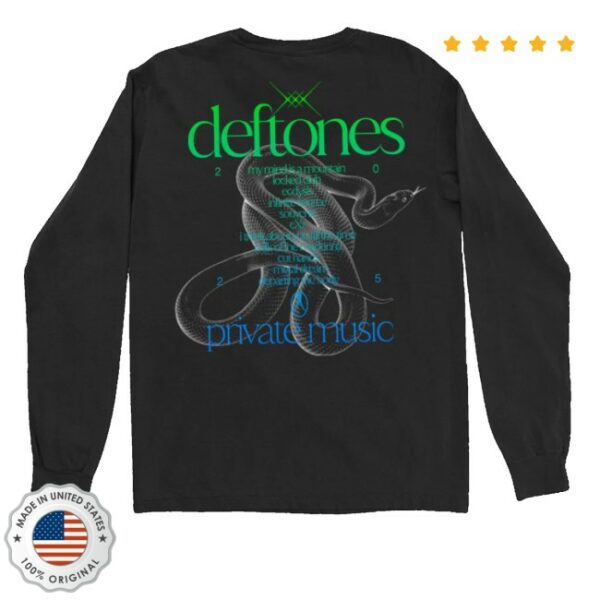 kenny Deftones Merch Store Private Music Tracklist Long Sleeve