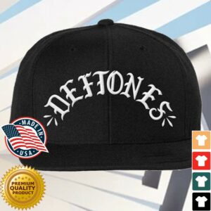 kenny Deftones Shop Merch Deftones Arch Logo Puff Embroidered Hat kenny Deftones Shop Merch Deftones Arch Logo Puff Embroidered Hat