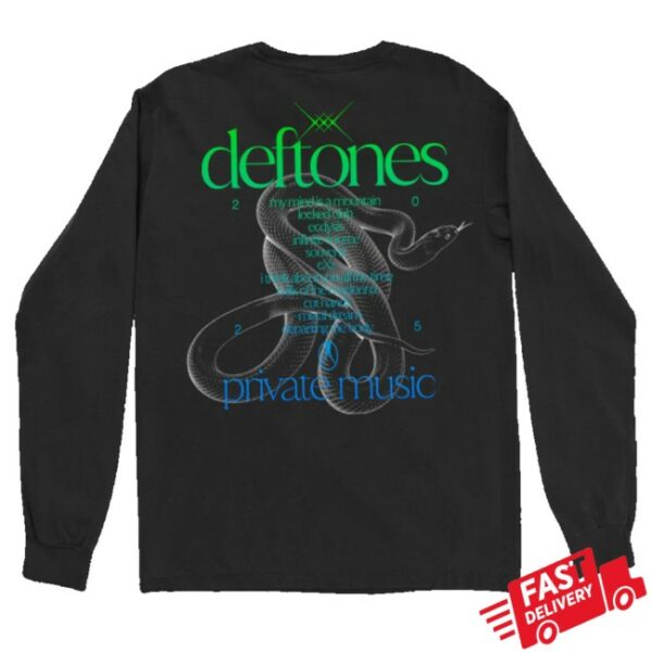 kenny Deftones Shop Merch Deftones Private Music Tracklist Long Sleeve