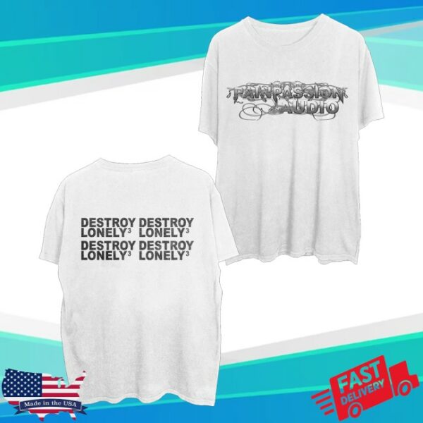 kenny Destroy Lonely Merch Pain Passion Audio Cyber Shirt1