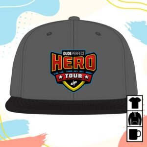 kenny Dude Perfect Store Hero Tour Tour Logo Flatbill